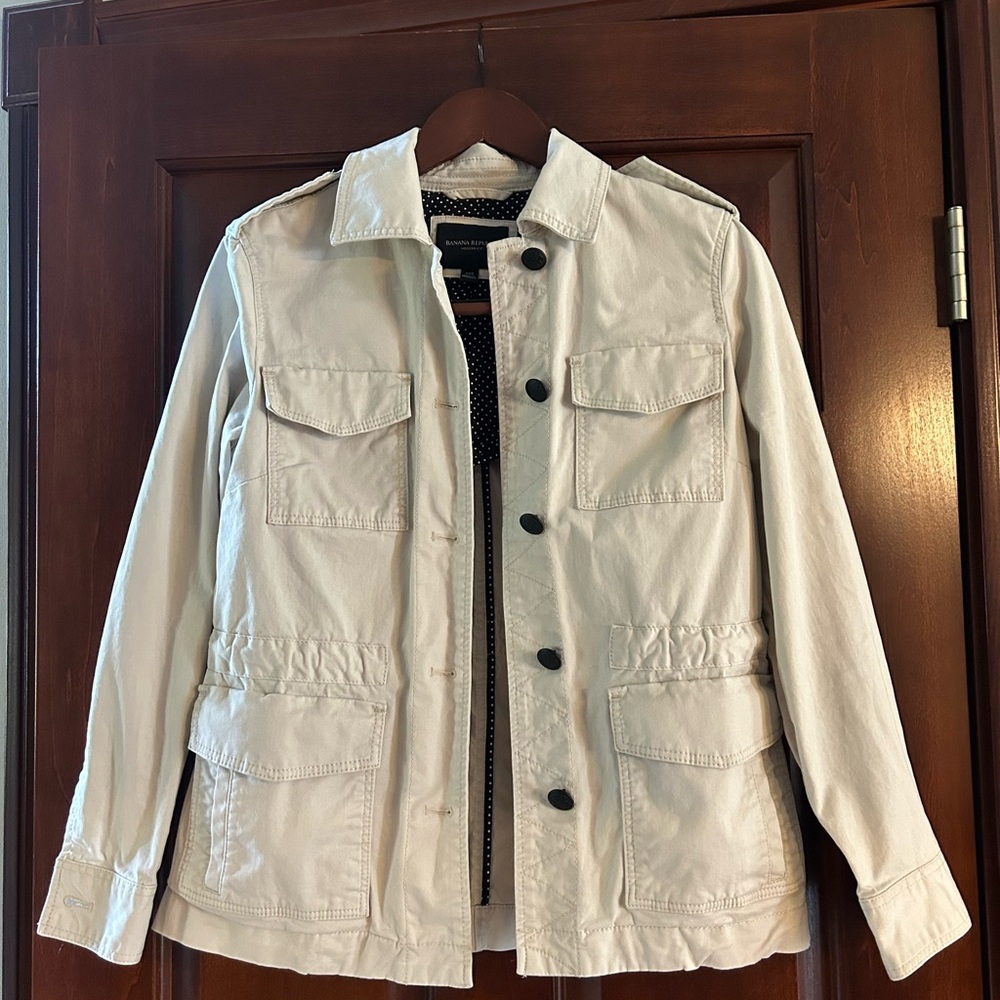 Banana Republic Cream Field Jacket